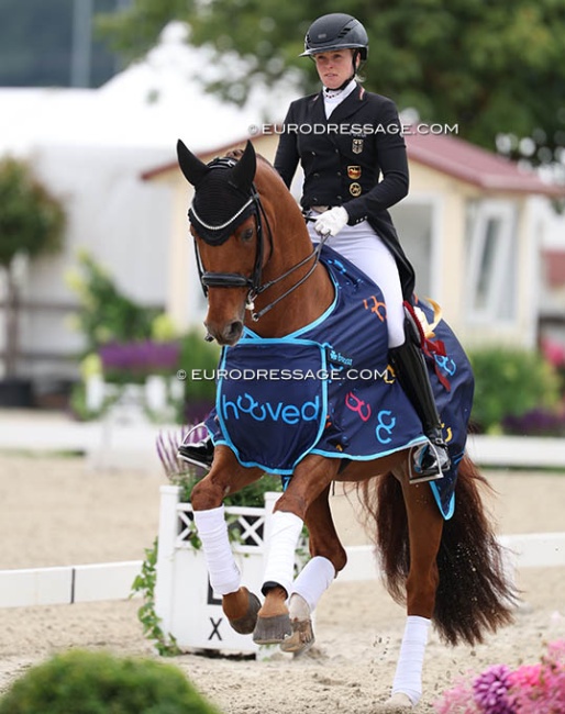 Katharina Hemmer and Denoix win the 4* Grand Prix at the 2026 CDIO Hagen :: Photo © Astrid Appels