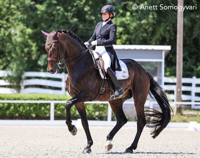 Astrid Neumayer and the KWPN stallion Knock-Out at the 2026 CDI-W Pilisjaszfalu :: Photos © Anett Somogyvari