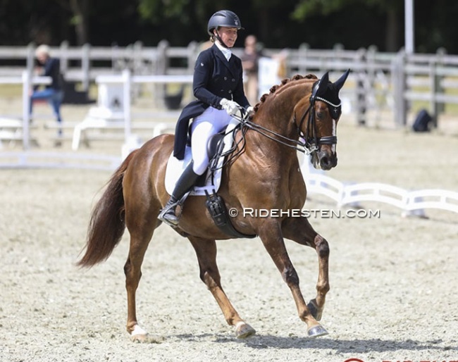 Camilla Lunderskov and Donnerhall's Son II :: Photo © Ridehesten