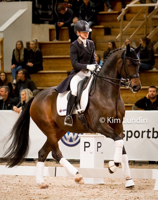 Ida-Linn Lundholm and Dan Brown in 2017 :: Photo © Kim Lundin