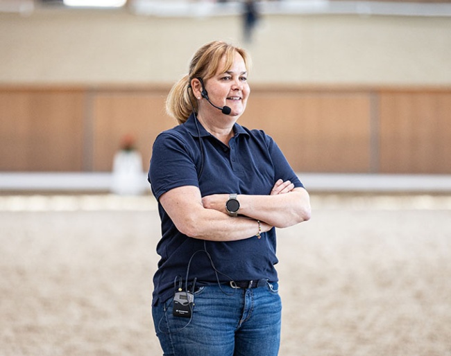 Silke Fütterer-Sommer, the German para dressage national coach, provides an insight into the rules ahead of the start of the FEI Para Dressage World Championship :: Photo: ALRV/Jasmin Metzner