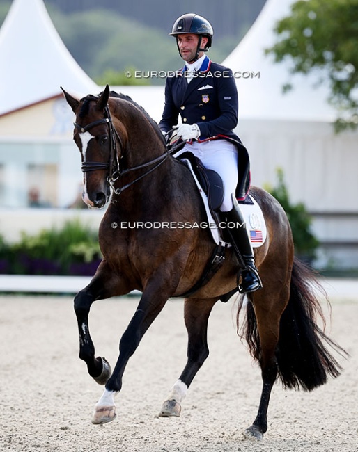 Jordan LaPlaca and Gold Play at the 2026 CDIO Hagen :: Photo © Astrid Appels