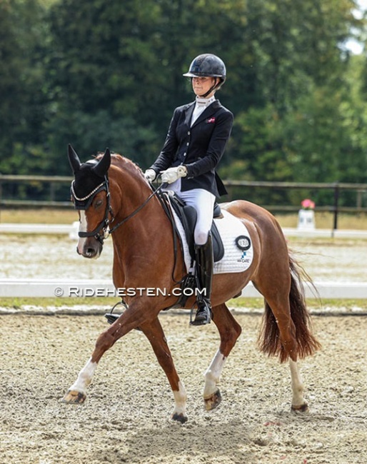 Filippa Jaeger Jensen on HJK Catani at the 2026 Danish Pony Championships :: Photo © Ridehesten