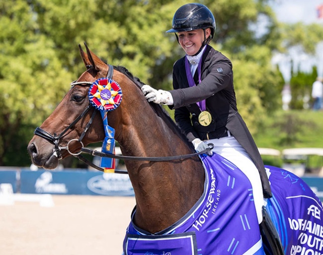 Eila Fisk and Quaresma are the 2026 North American Young Riders Champions :: Photo © US Equestrian