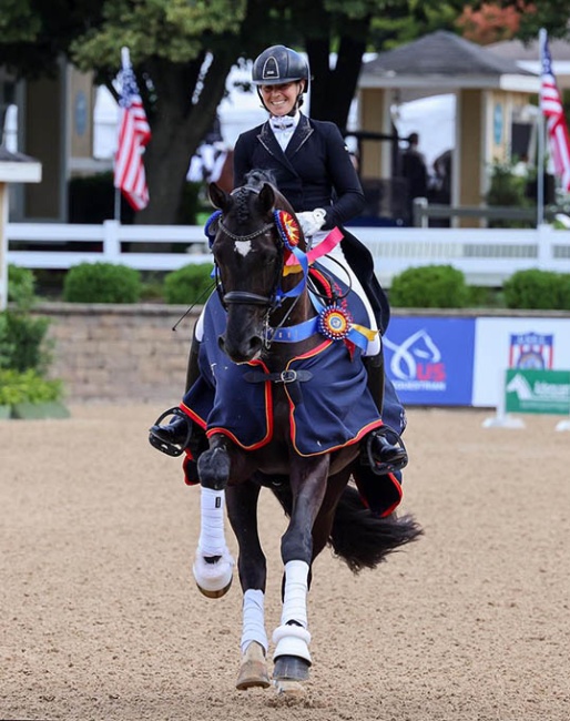 Elizabeth Bortuzzo and Next Pleasure win the Small Tour Championship at the 2026 Festival of Champions : Photo © US Equestrian