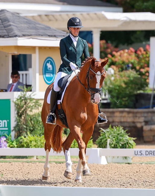 Maura Wamsley on Arteon win the 2026 U.S. Para Grand Prix Championship :: Photo © US Equestrian