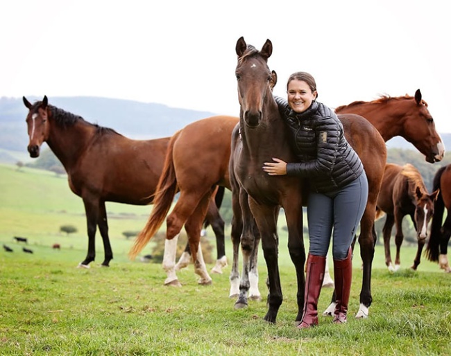 Mount St. John, Britain's leading dressage horse breeding farm in Felixkirk, U.K.