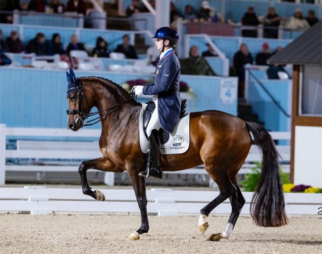 Kevin Kohmann and Sonata MF at the 2026 CDI-W Devon :: Photo © Bethany P
