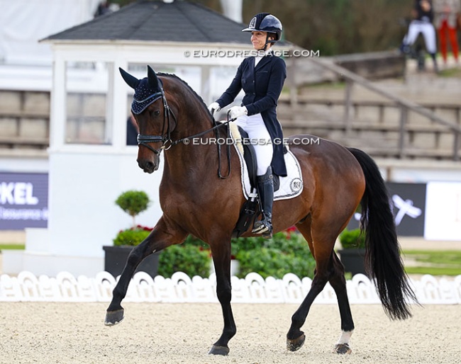 Sara Baban and Vitus at the 2026 CDIO Fontainebleau :: Photo © Astrid Appels
