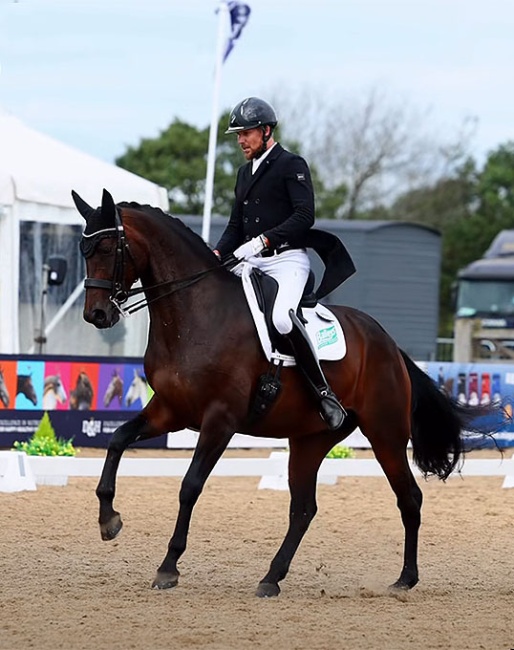 Matt Frost and Lenika at the 2026 British Dressage Championships :: Photos © private