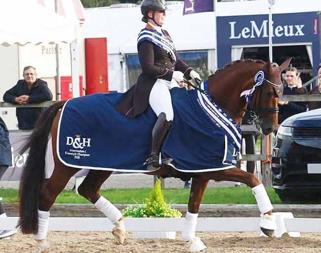 Backy Moody and Magic Dream at the 2026 British Dressage Championships :: Photo © Kevin Sparrow