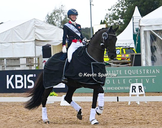 Laura Tomlinson and Ostmarks Digal at the 2026 British Dressage Championships :: Photo © Kevin Sparrow