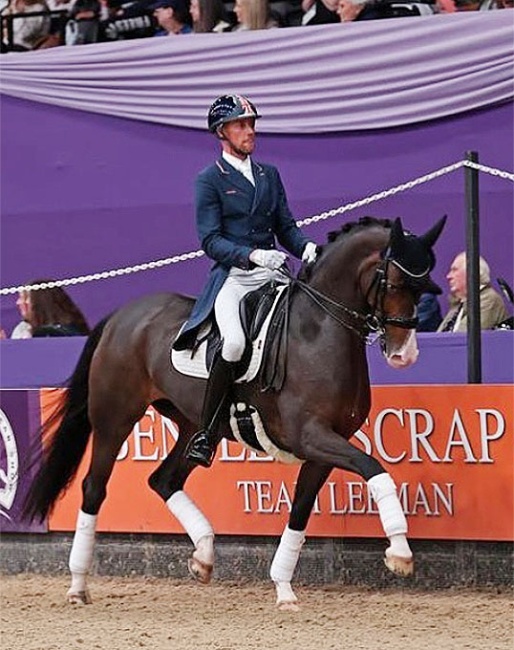 Matt Forst and Helga at HOYS in 2021 :: Photo © Kevin Sparrow