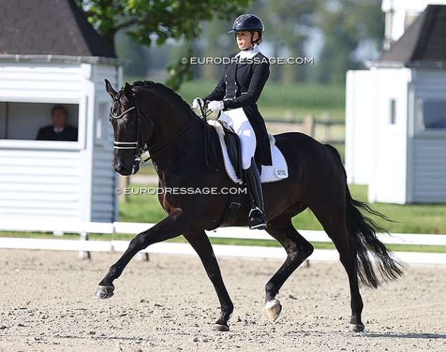 Vai Bruntink and Ebony at the 2022 CDI Meerle :: Photo © Astrid Appels