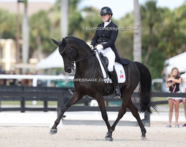 Lindsay Kellock and Tu Le Merite at the 2025 CDN Wellington :: Photo © Astrid Appels