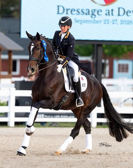 Lauren Chumley and Iquem at the 2026 Dressage at Devon :: Photo © Bethany P