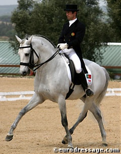 Carlos Pinto and Novatel Puy Du Fou at the 2005 CDI Vejer de la Frontera :: Photo © Astrid Appels