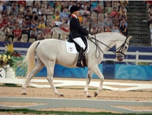 Sophie Christiansen and Lambrusco at the 2008 Hong Kong Paralympics