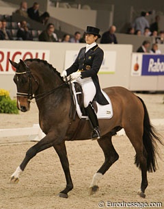 Tinne Vilhelmson and Solos Carex at the 2009 CDI-W 's Hertogenbosch :: Photo © Astrid Appels