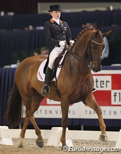 Michelle van Lanen on Urchin at the 2011 CDI Zwolle :: Photo © Astrid Appels