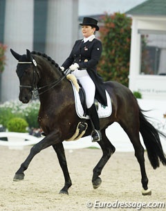 Andrea John and Esperanto at the 2013 CDIO Aachen :: Photo © Astrid Appels