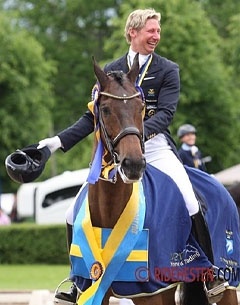 Patrik Kittel and Toy Story at the 2013 Swedish Grand Prix Championships