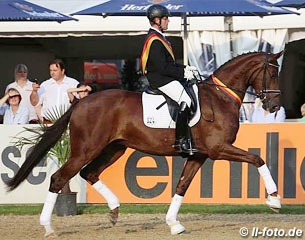 Heiko Klausing and Special Diva at the 2014 Bundeschampionate :: Photo © LL-foto