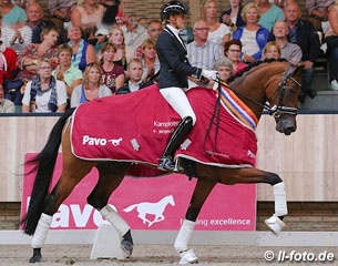 Emmelie Scholtens and Fanita at the 2014 Pavo Cup Finals :: Photo © LL-foto