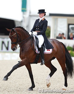 Maria Anita Andersen on Loxana at the 2014 CDIO Rotterdam :: Photo © Astrid Appels