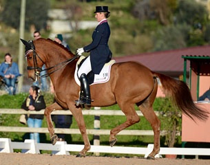 Bernadette Brune and Lights of Londonderry at the 2016 CDI Nice :: Photo © Franck Marioton