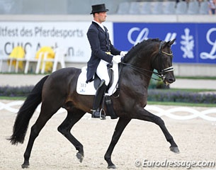 Hendrik Lochthowe and Boston at the 2017 CDIO Aachen :: Photo © Astrid Appels