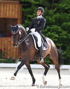 Jules Cadusseau on Gayento van het Bloemenhof at the 2017 CDIO Compiegne :: Photo © Astrid Appels